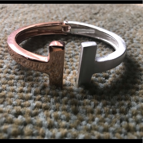 SOLD OUT - 2-Tone Cuff Bracelet - Picture 1 of 2